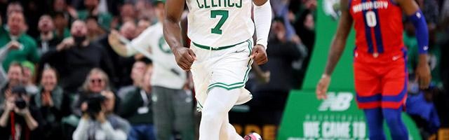  杰伦布朗强势发挥凯尔特人力克篮网